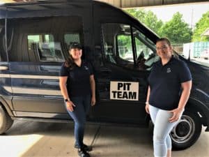 PIT van with Vanessa.Brittany